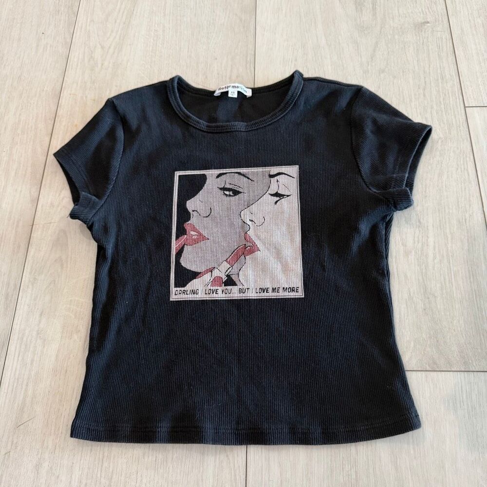 REFORMATION Muse Tee In Valentine's Darling size xs (B)